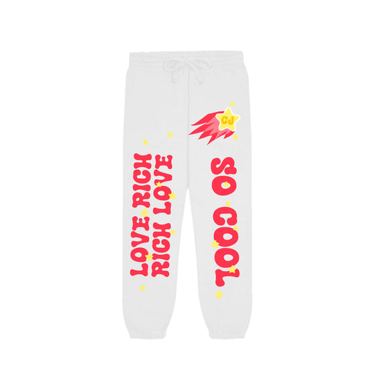 Red So Cool Star Joggers